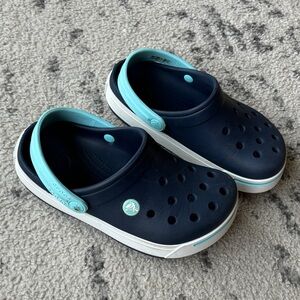 Kids Navy Blue Crocs